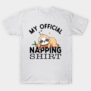 My Official Napping Shirt T-Shirt